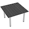 Skutchi Designs Square 4 Person Conference Room Table, 46" W, 46" L, 29" H, Asian Night HAR-SQ-46-POST-ASIANNIGHT - alternate 1